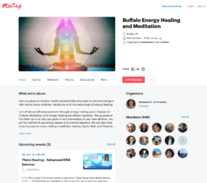 Buffalo NY Energy Healing and Meditation Meetup